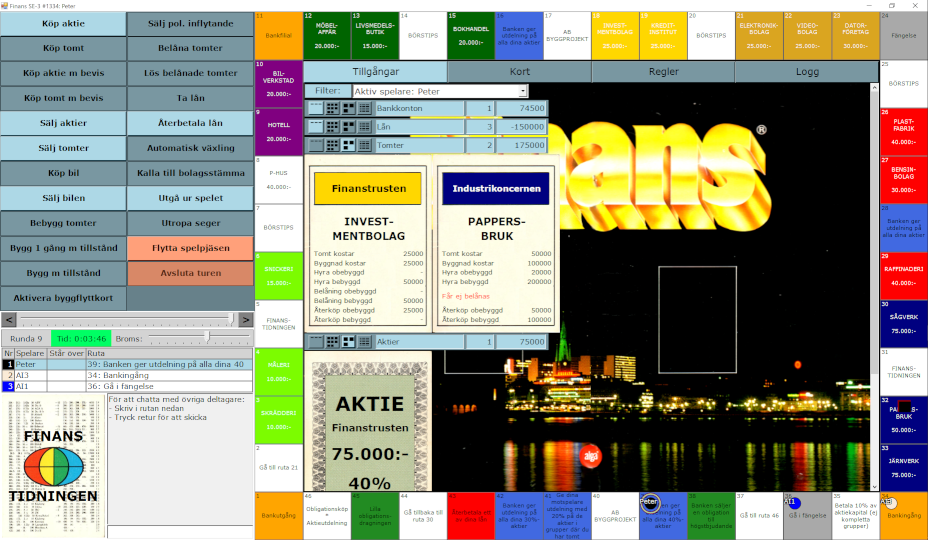 Skärmdump onlinespel